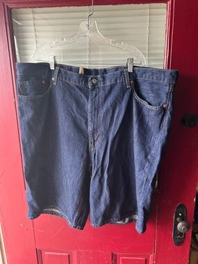 Levi's Men's Dark Blue Denim Shorts